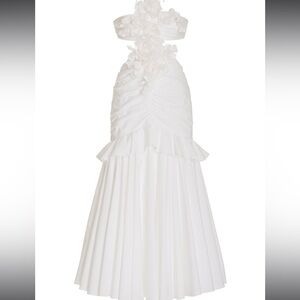 CAROLINA HERRERA
Flower-Embellished Cut-Out Dress